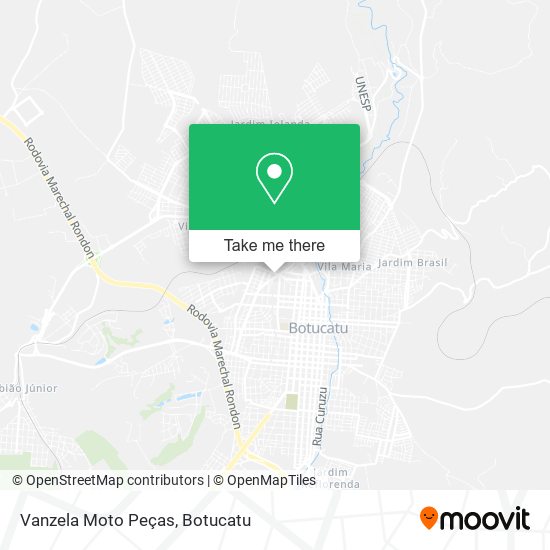 Vanzela Moto Peças map