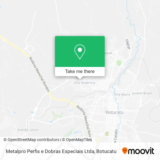 Metalpro Perfis e Dobras Especiais Ltda map