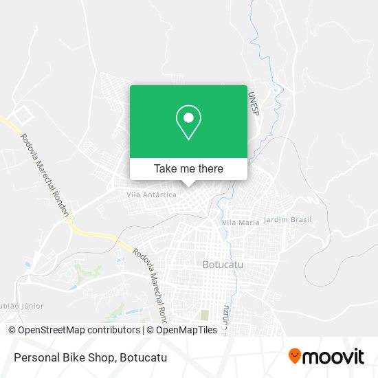 Personal Bike Shop map