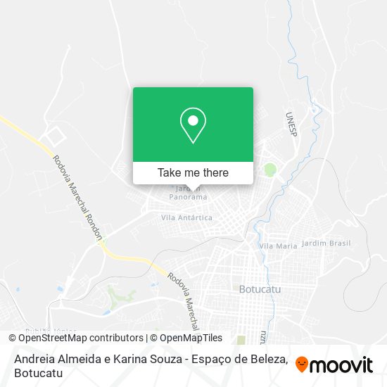 Mapa Andreia Almeida e Karina Souza - Espaço de Beleza