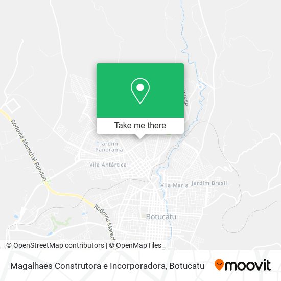 Mapa Magalhaes Construtora e Incorporadora