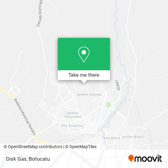 Mapa Disk Gas