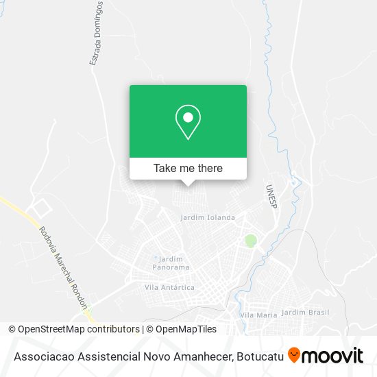 Associacao Assistencial Novo Amanhecer map