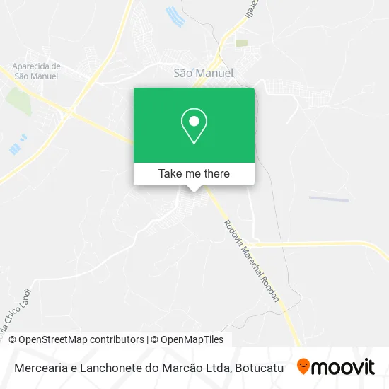 Mercearia e Lanchonete do Marcão Ltda map