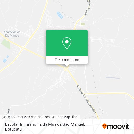 Mapa Escola Hr Harmonia da Música São Manuel