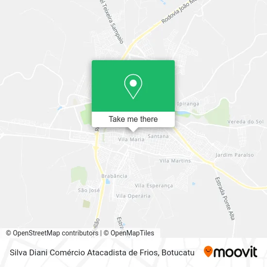 Silva Diani Comércio Atacadista de Frios map