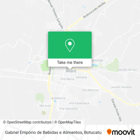 Gabriel Empório de Bebidas e Alimentos map