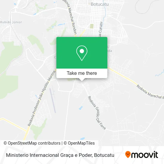 Ministerio Internacional Graça e Poder map