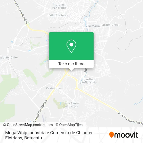 Mega Whip Indústria e Comercio de Chicotes Eletricos map
