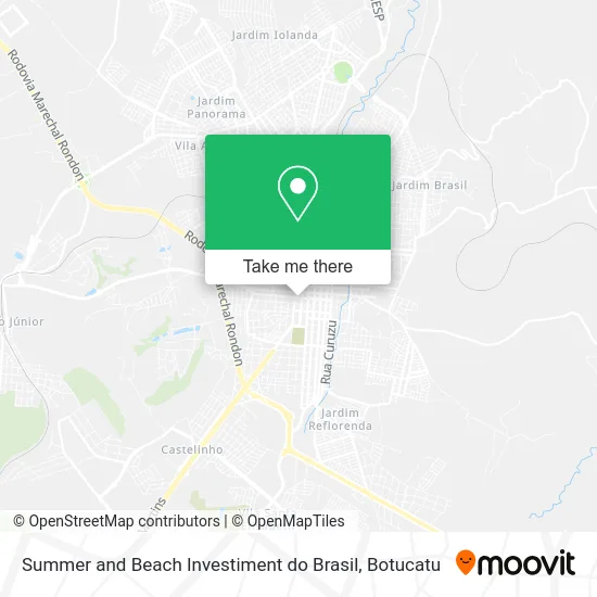 Summer and Beach Investiment do Brasil map