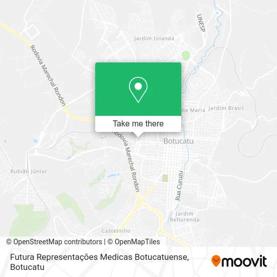 Futura Representações Medicas Botucatuense map