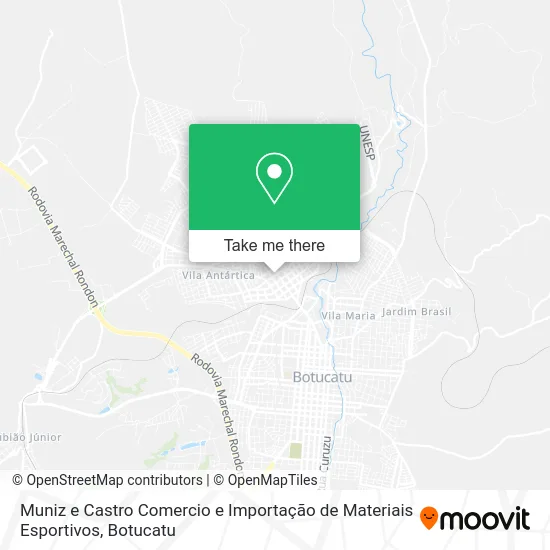 Muniz e Castro Comercio e Importação de Materiais Esportivos map