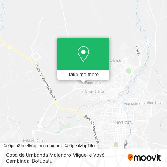 Casa de Umbanda Malandro Miguel e Vovó Cambinda map