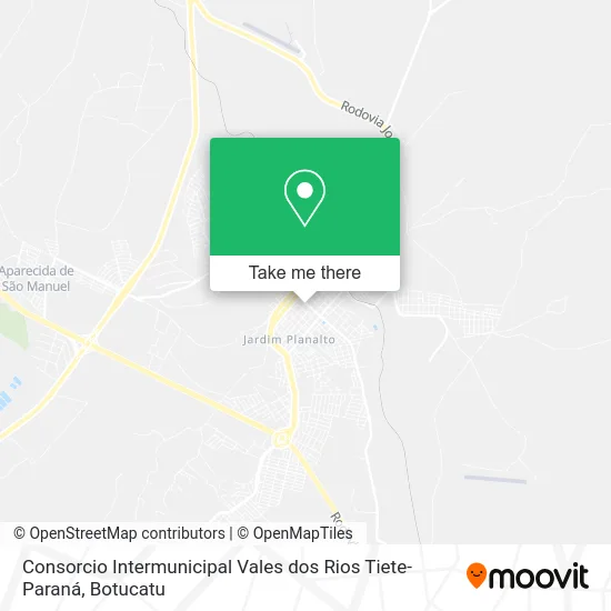 Consorcio Intermunicipal Vales dos Rios Tiete-Paraná map
