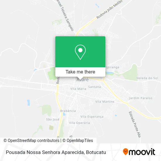 Pousada Nossa Senhora Aparecida map