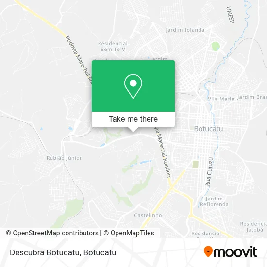Descubra Botucatu map