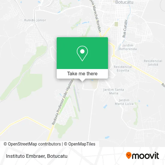 Instituto Embraer map