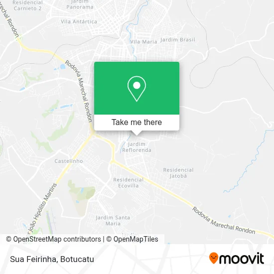 Sua Feirinha map