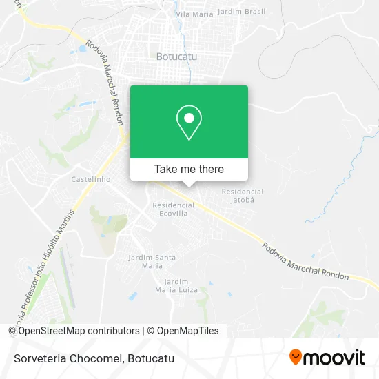Sorveteria Chocomel map