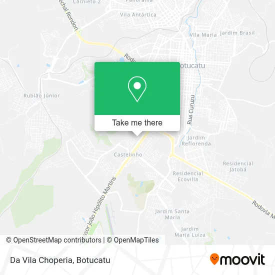 Da Vila Choperia map