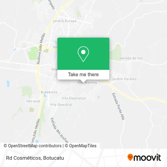 Rd Cosméticos map