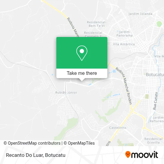 Recanto Do Luar map