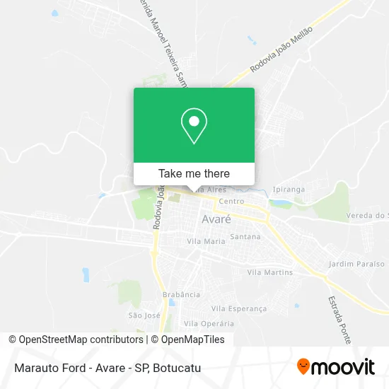 Marauto Ford - Avare - SP map
