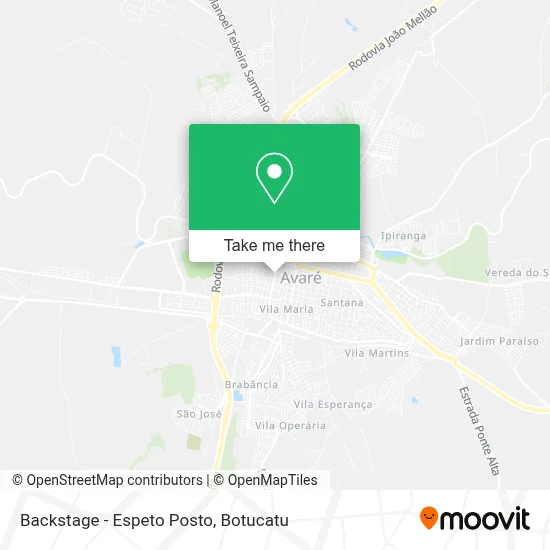 Backstage - Espeto Posto map