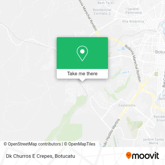 Dk Churros E Crepes map