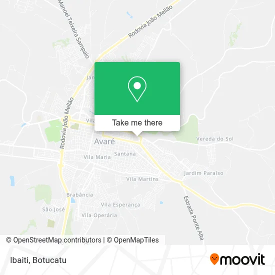 Ibaiti map