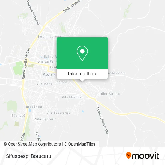 Sifuspesp map