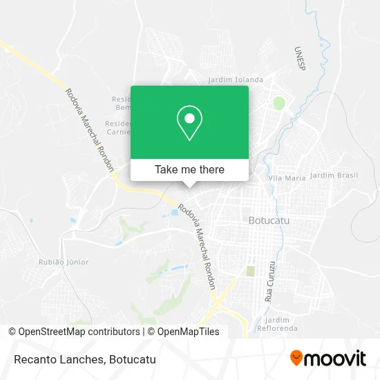 Recanto Lanches map