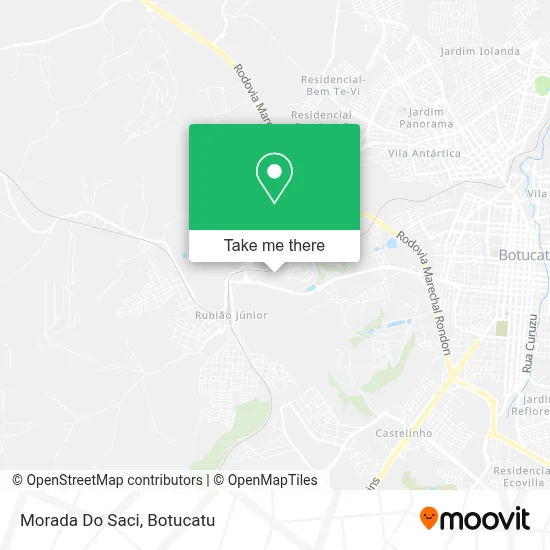 Morada Do Saci map