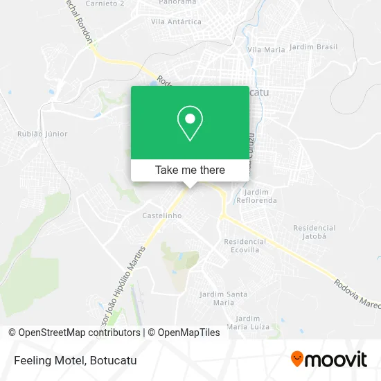 Feeling Motel map
