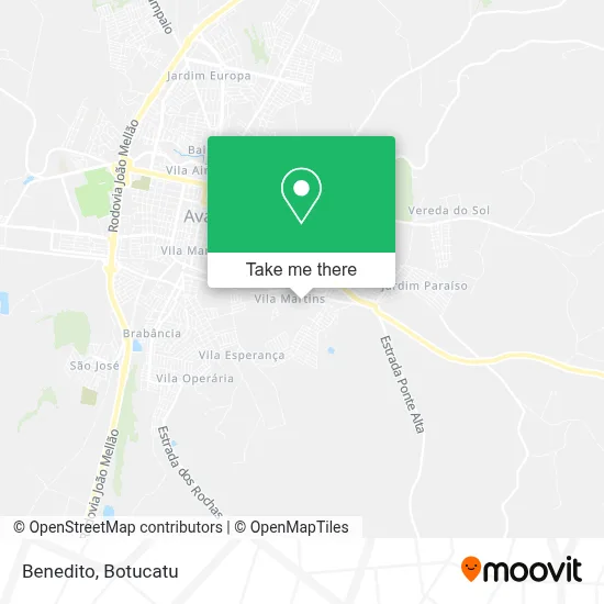 Benedito map
