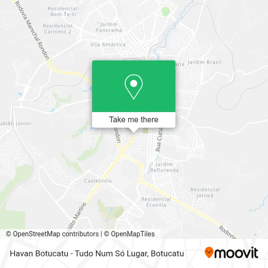 Havan Botucatu - Tudo Num Só Lugar map