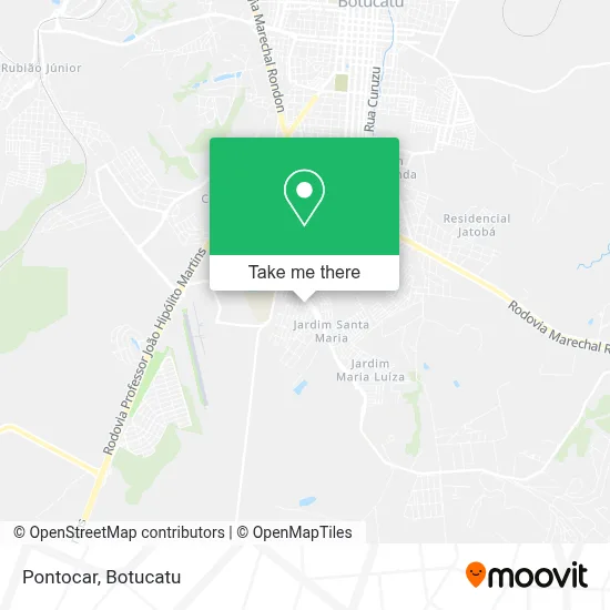 Pontocar map