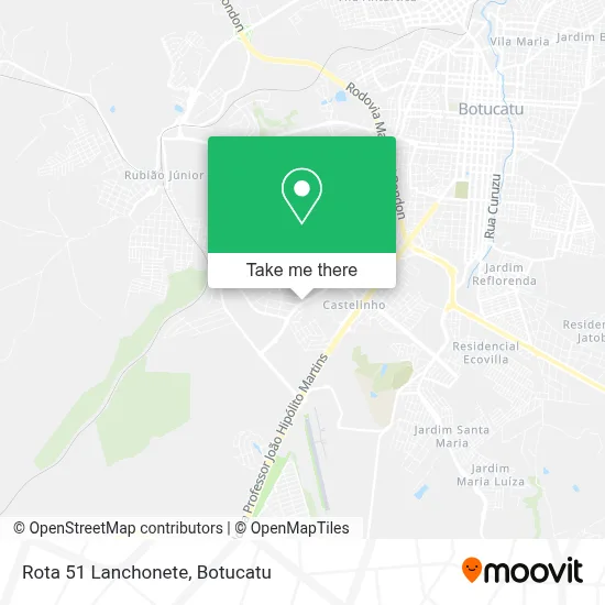 Rota 51 Lanchonete map
