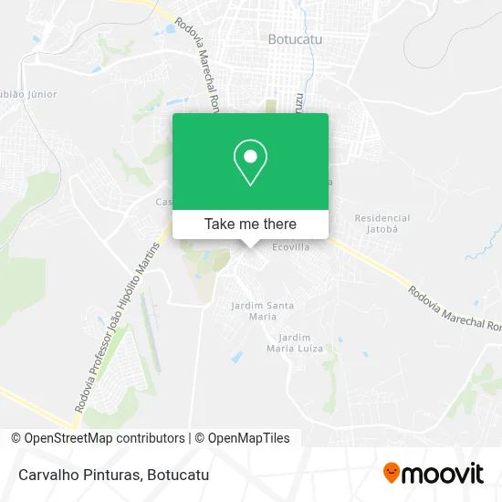 Carvalho Pinturas map