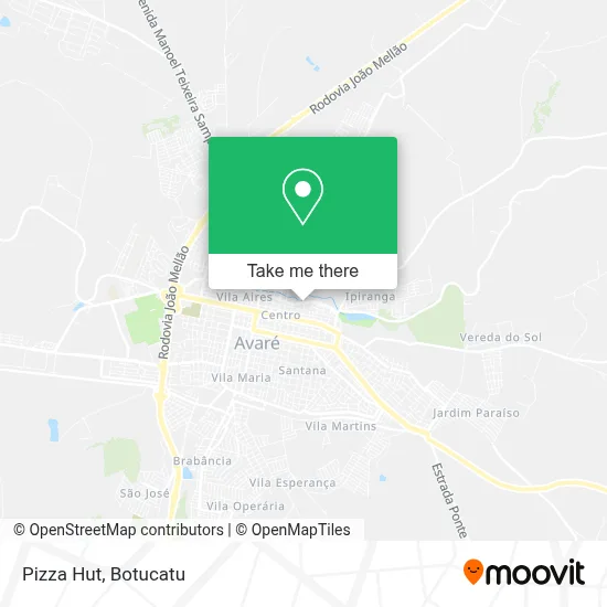 Pizza Hut map