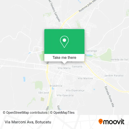 Via Marconi Ava map