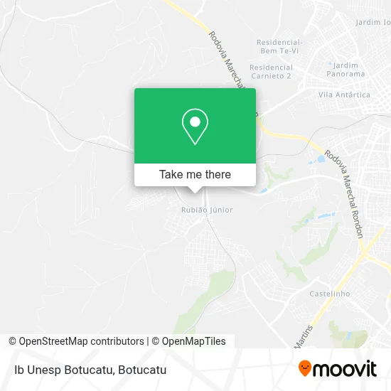 Ib Unesp Botucatu map
