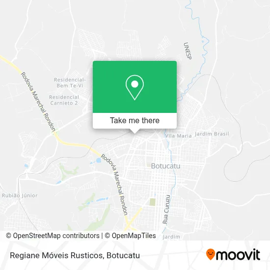 Regiane Móveis Rusticos map