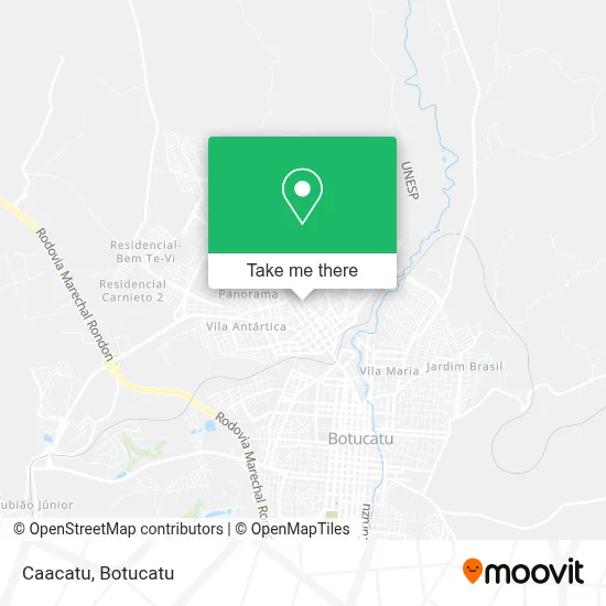 Caacatu map