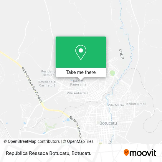 República Ressaca Botucatu map