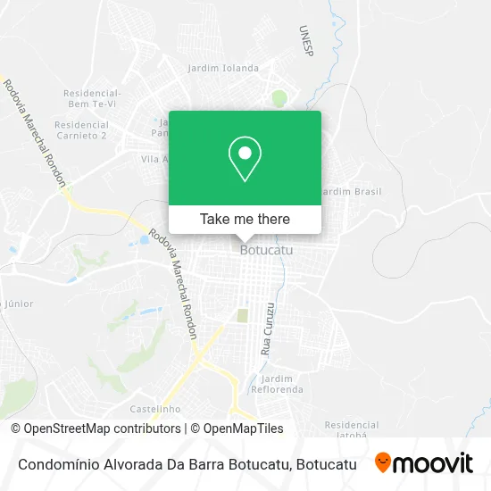 Condomínio Alvorada Da Barra Botucatu map