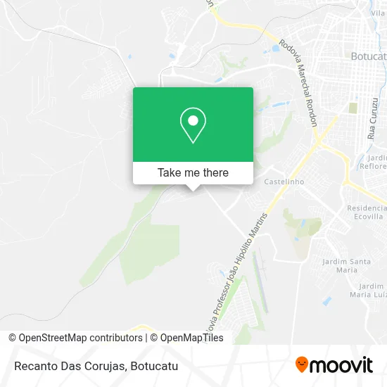 Recanto Das Corujas map