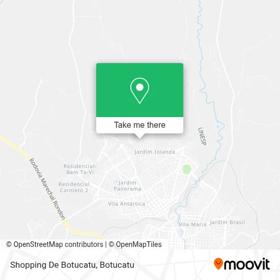 Shopping De Botucatu map
