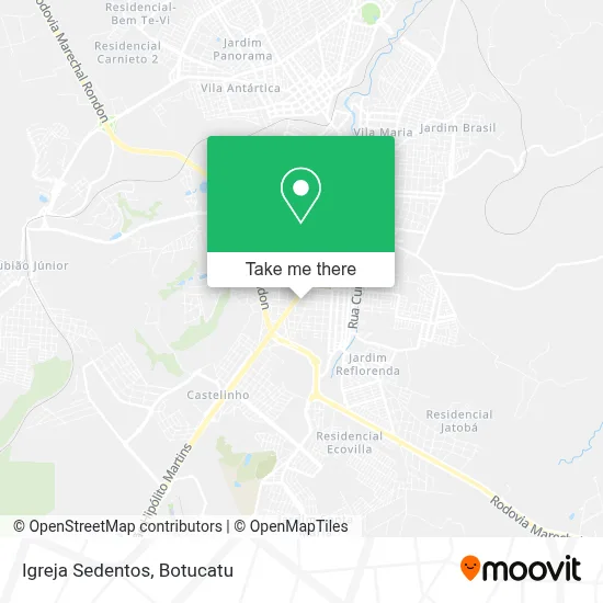 Igreja Sedentos map