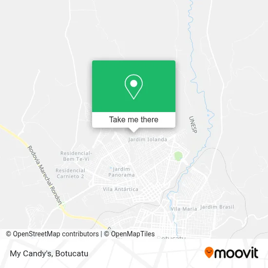 My Candy's map
